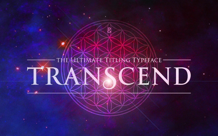Transcend Font preview